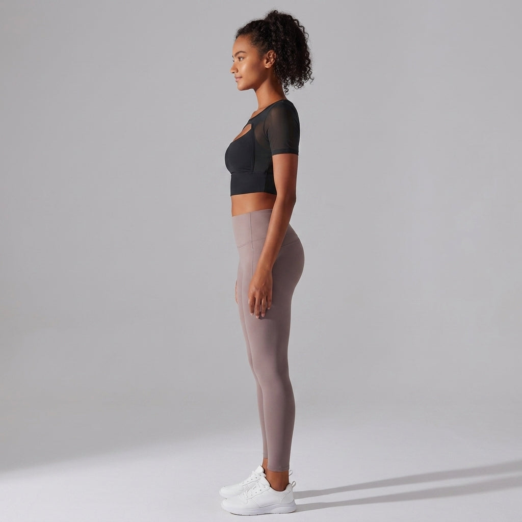 Fitness Double Layer Yoga Clothing Top Women