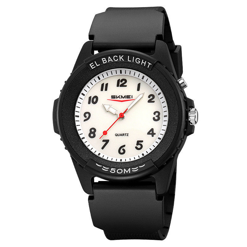 Trendy Minimalist And Colorful Watch For Teensstylish Fresh Luminous And Water-resistant Student Wristwatch